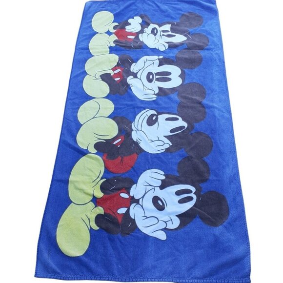 VTG Mickey Mouse Disney Exclusive Beach Towel Late 1980s Early 90s - Picture 3 of 4